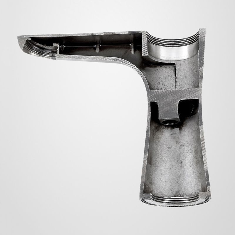Koadclo | Modern Basin Tap - Monochrome Center Mount Low Arc Bathroom Faucet