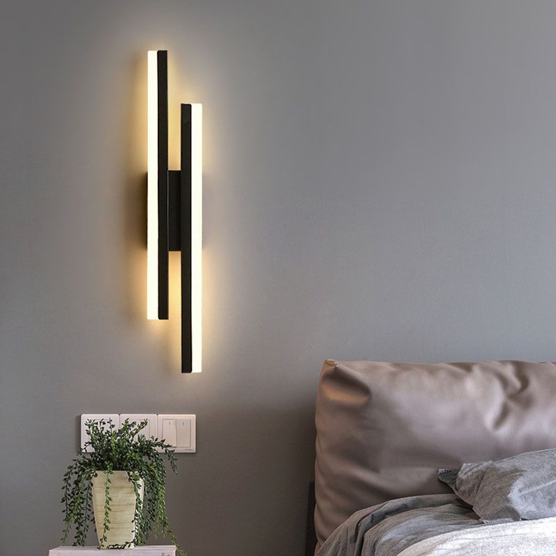Koadclo | Alana Modern LED Wall Light - Elegant Black/Gold Wall Lighting