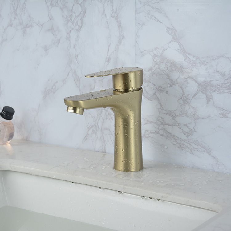 Koadclo | Modern Basin Tap - Monochrome Center Mount Low Arc Bathroom Faucet