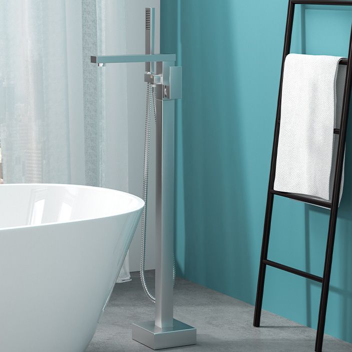 Koadclo | Modern Freestanding Bathtub Faucet - Copper Floor Mounted