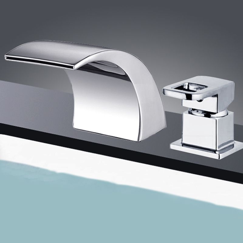 Koadclo | Modern Brass Roman Bathtub Faucet - Waterfall Spout