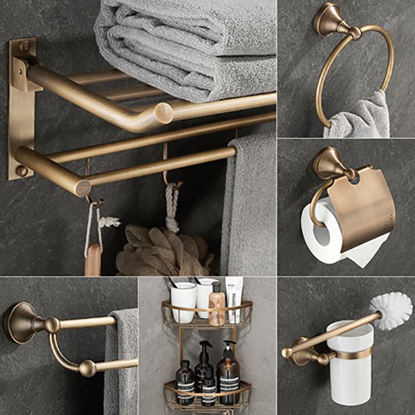 Koadclo | Vintage Bronze Bathroom Set - Traditional Bathroom Accessories