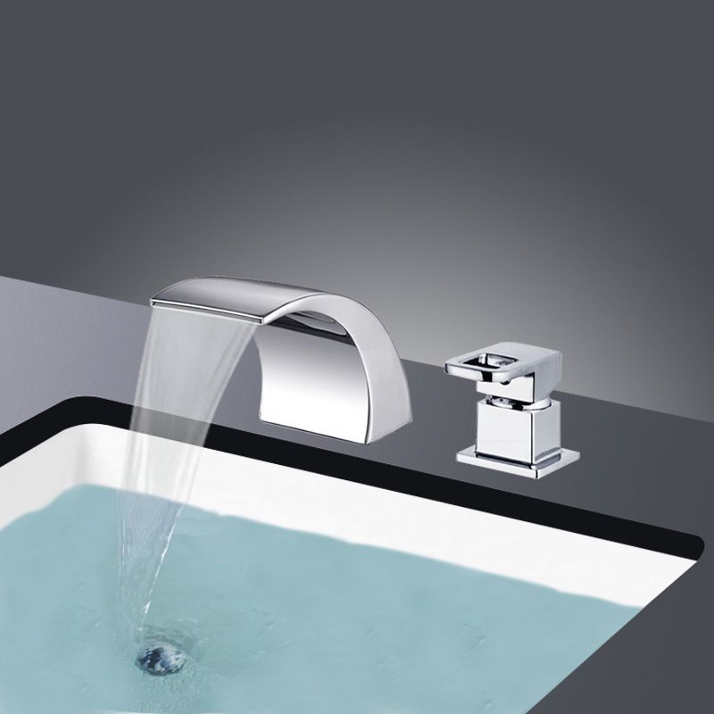 Koadclo | Modern Brass Roman Bathtub Faucet - Waterfall Spout
