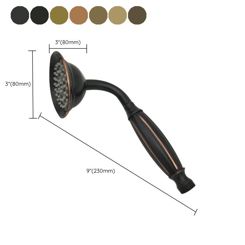 Koadclo | Traditional Handheld Shower Head with Hose - Polished Brass Wall Mounted