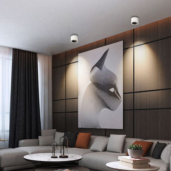 Koadclo | Origo Minimalist LED Ceiling Light – Adjustable Round Recessed Lamp for Modern Interiors