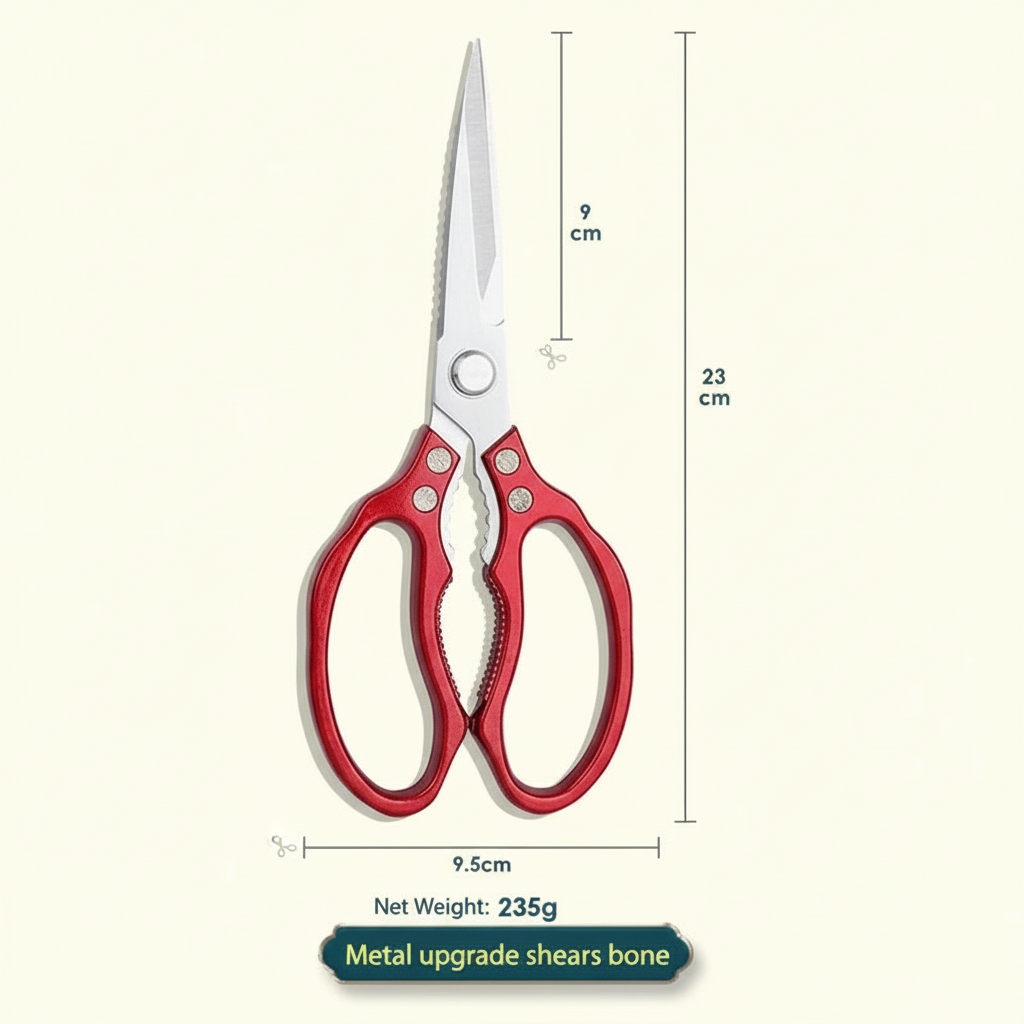Koadclo | Japanese Stainless Steel Ultimate Task Kitchen Scissors