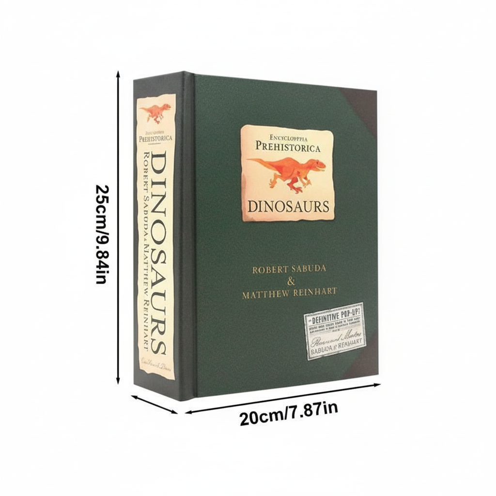 Koadclo | 3D Pop-up Book Dinosaurs – Interactive Pop-Up Book for Kids with Prehistoric Scenes