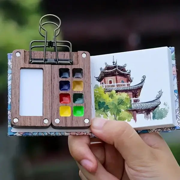 koadclo | Mobile Watercolor Paint Box Set with 24 Colors