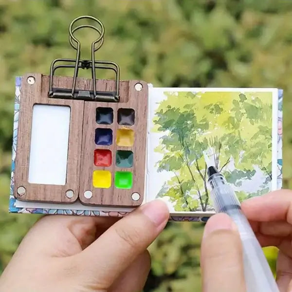 koadclo | Mobile Watercolor Paint Box Set with 24 Colors