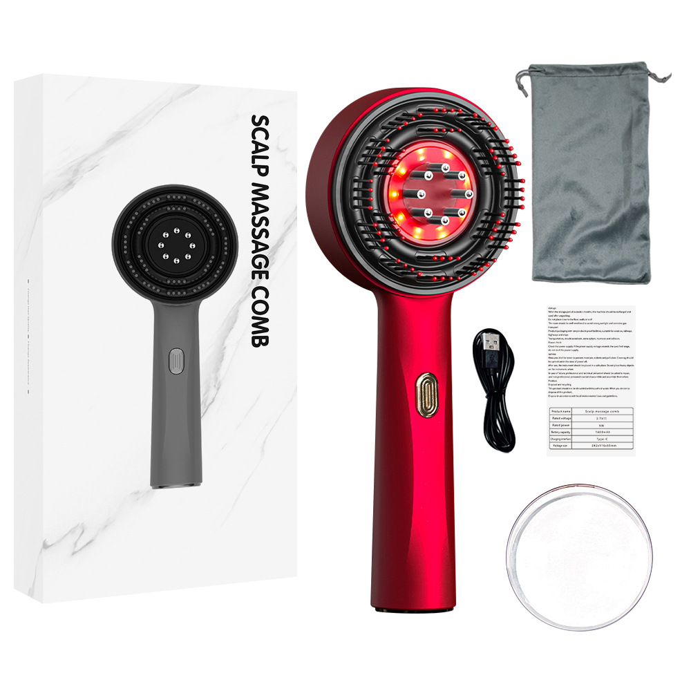 koadclo | Scalp Massager Brush with Red Light Therapy