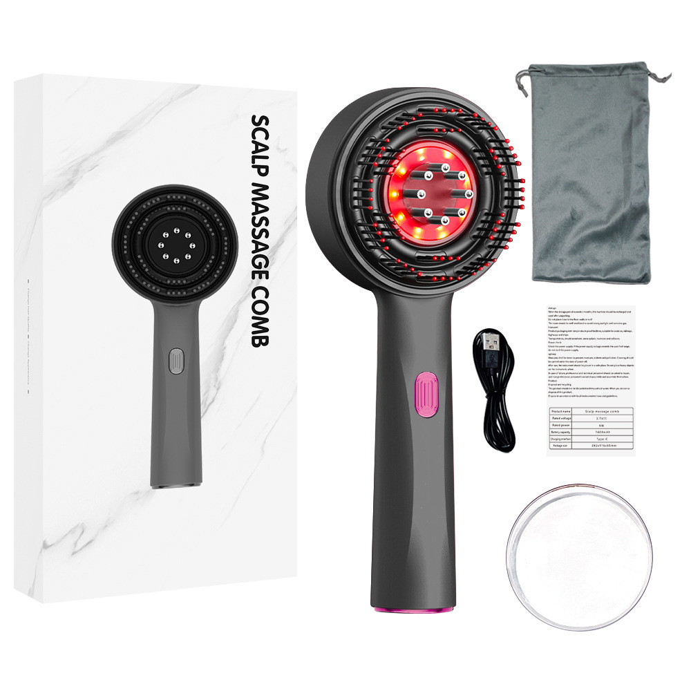 koadclo | Scalp Massager Brush with Red Light Therapy