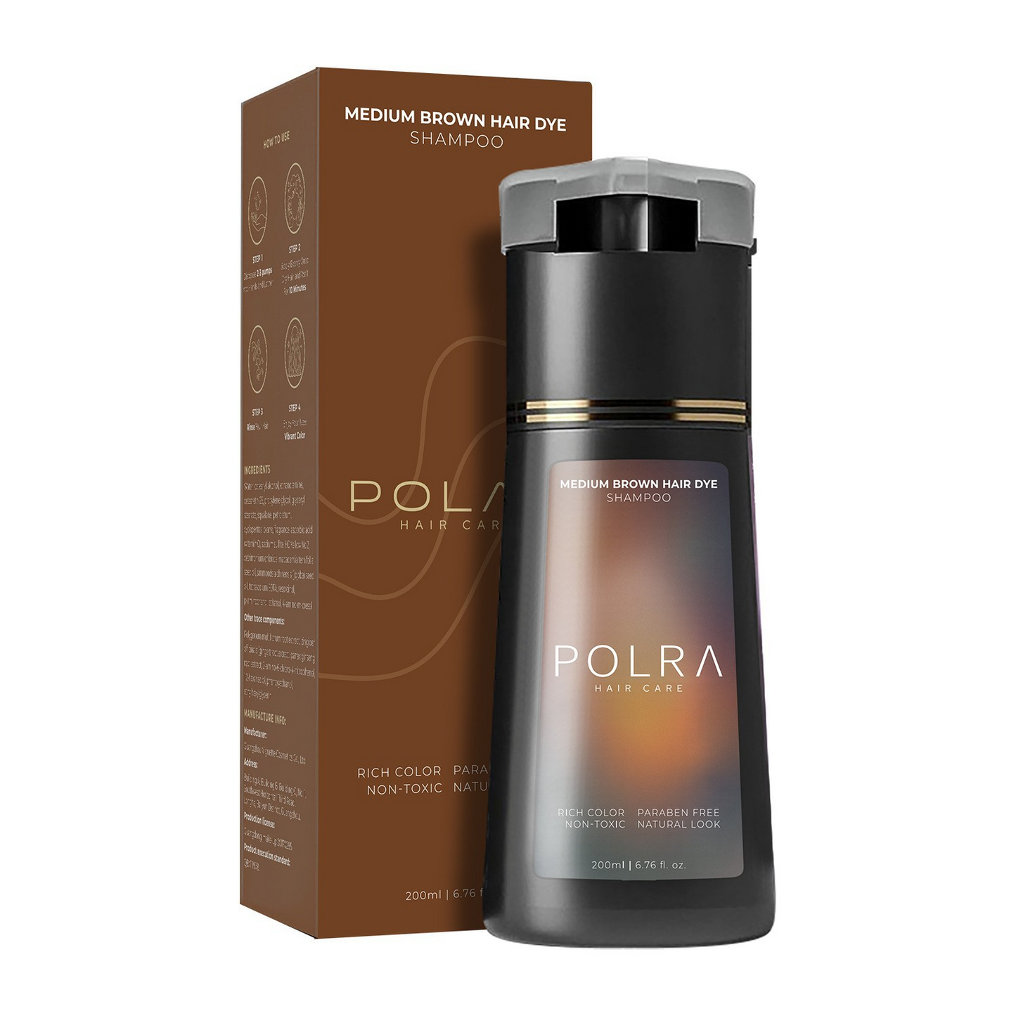koadclo | Natural Hair Dye Shampoo for Healthy Hair