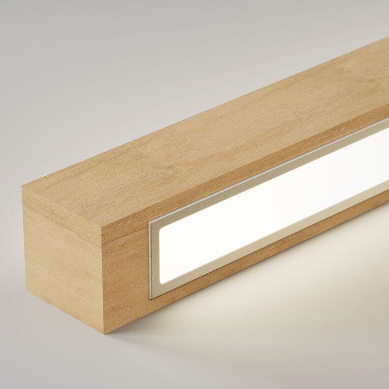 Koadclo | ZenBeam Japanese LED Wall Light - Solid Wood Modern Accent Lighting
