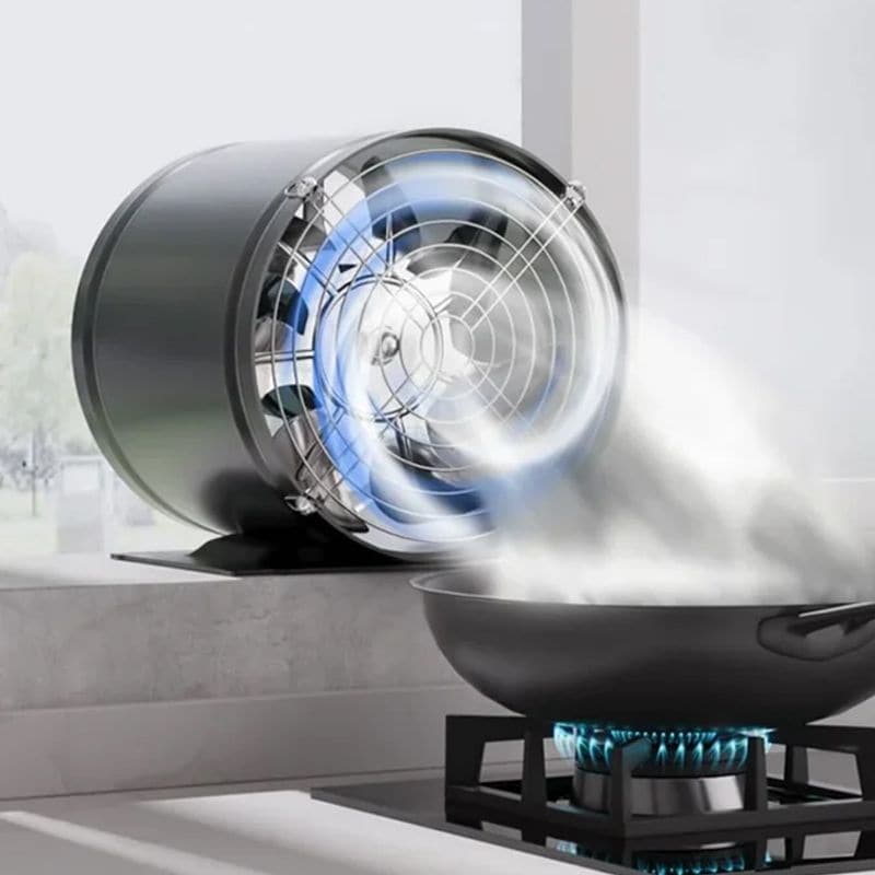 koadclo | Silent Extractor Fan - Wall Metal Kitchen Air Vent