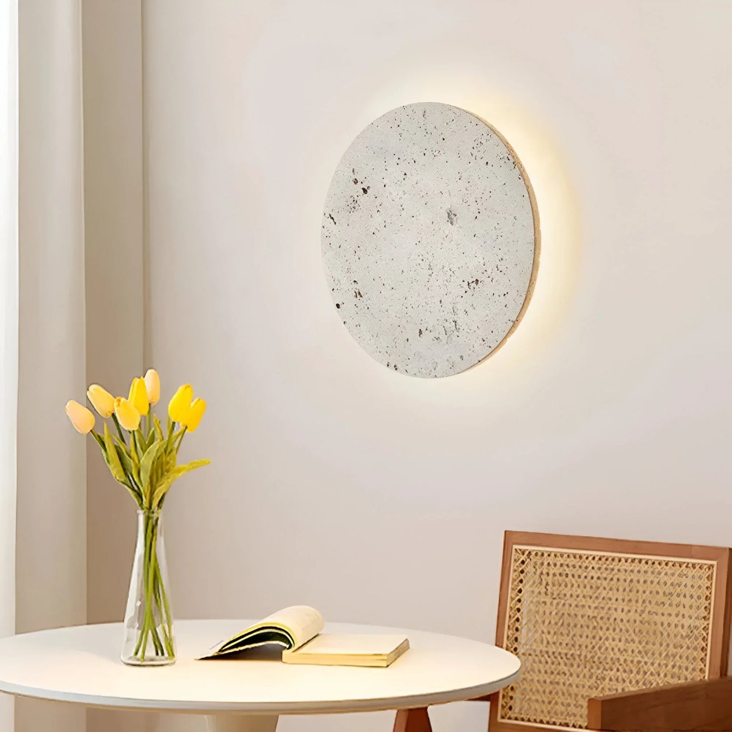 Koadclo | TerraLume - Round Stone Wall Light