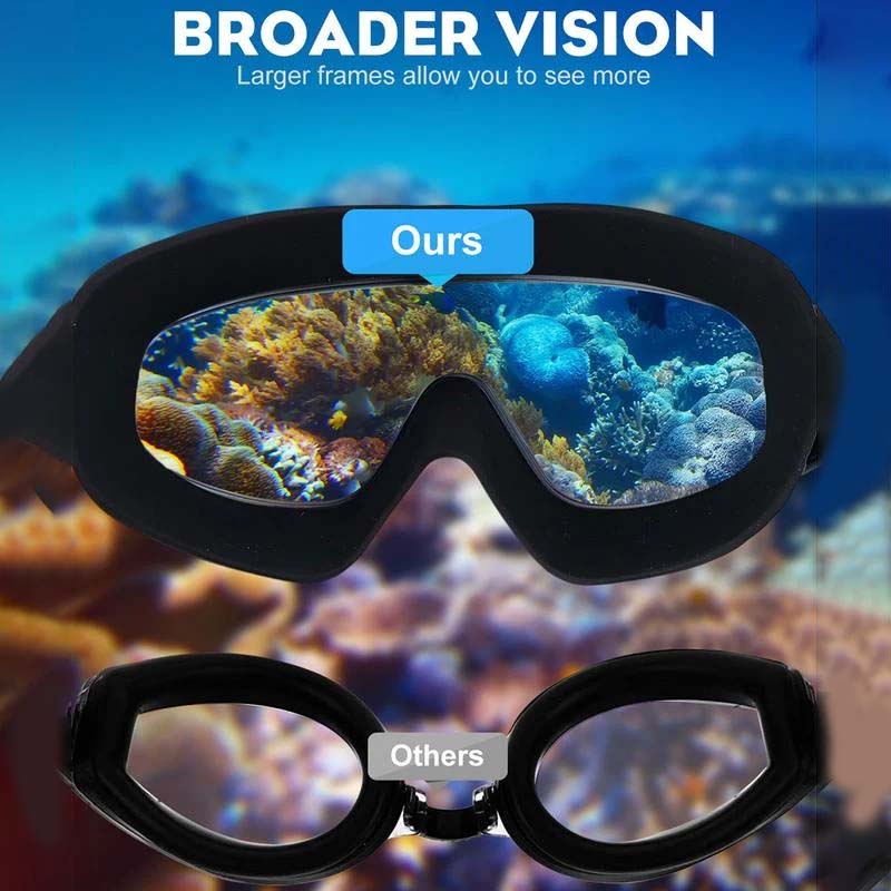 Amtn Club | Wide View Anti-Fog Swim Goggles – Clear Vision for Swimming Training