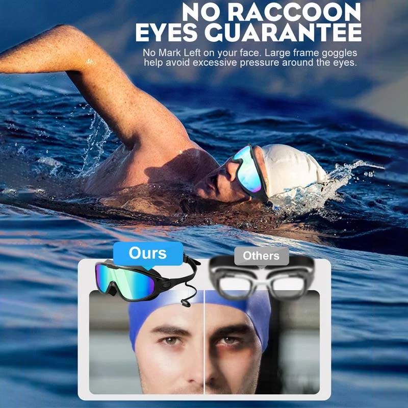 koadclo | Wide View Anti-Fog Swim Goggles – Clear Vision for Swimming Training