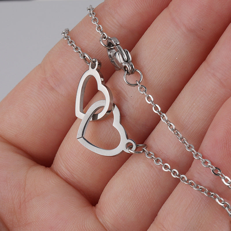Koadclo | Heart Necklace with Rotating Rose Gift Box – Romantic Jewelry Set for Her