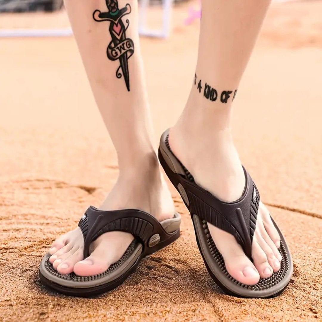 Koadclo | Reflexa – Acupressure Massage Slippers – Reflexology Foot Massage Sandals for Pain Relief