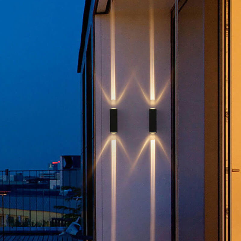 koadclo | Modern Waterproof LED Outdoor Wall Light – Rectangular Up/Down Aluminum Fixture