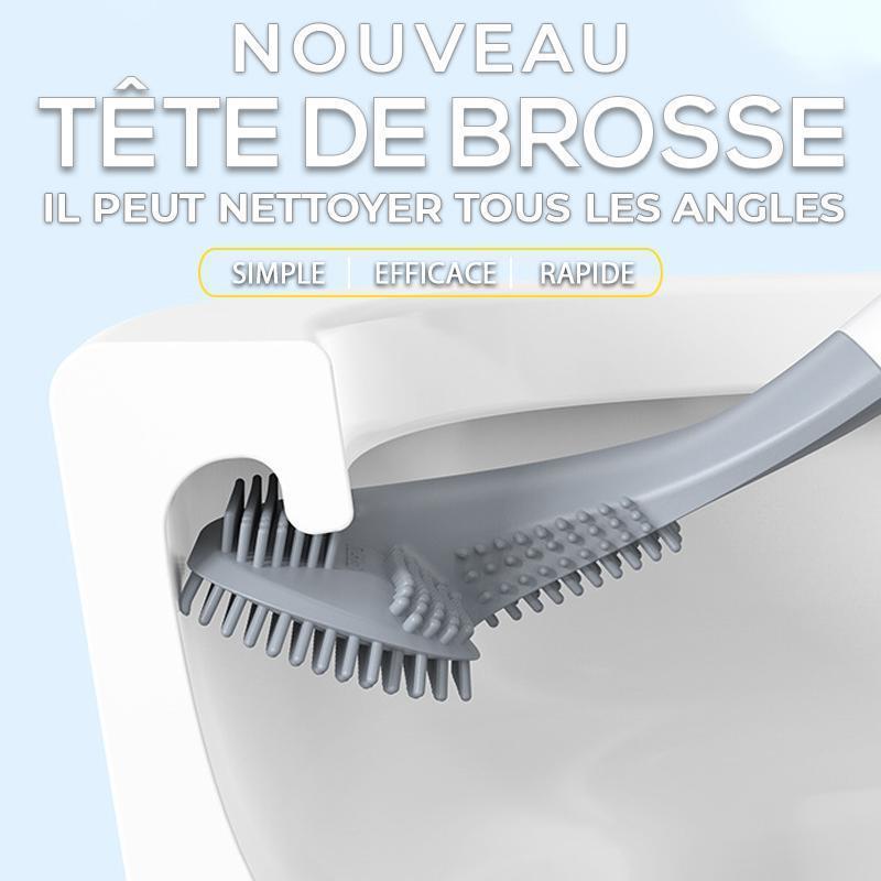 Koadclo | Long Handle Toilet Brush – Stainless Steel for Deep Cleaning