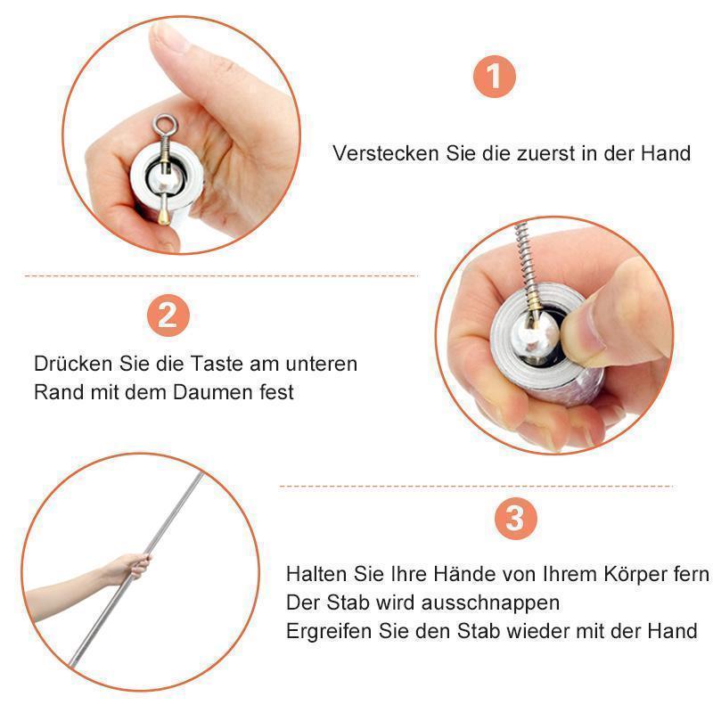 Koadclo | Portable Metal Rod for Self-Defense and Magic