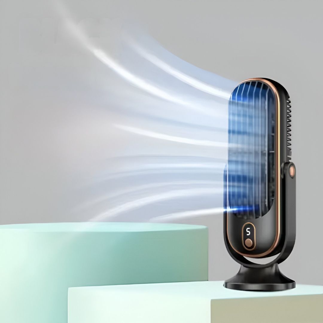 Amtn Club | Coolux – Ultra-Quiet USB Desktop Fan – Portable Personal Cooling Fan