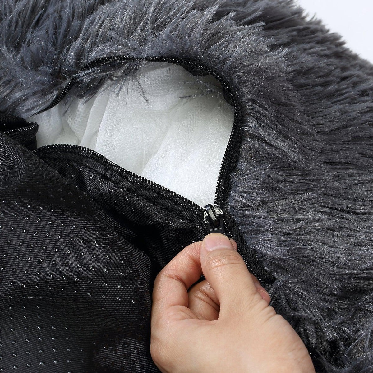 koadclo | Calming Faux Fur Washable Dog Bed Cushion