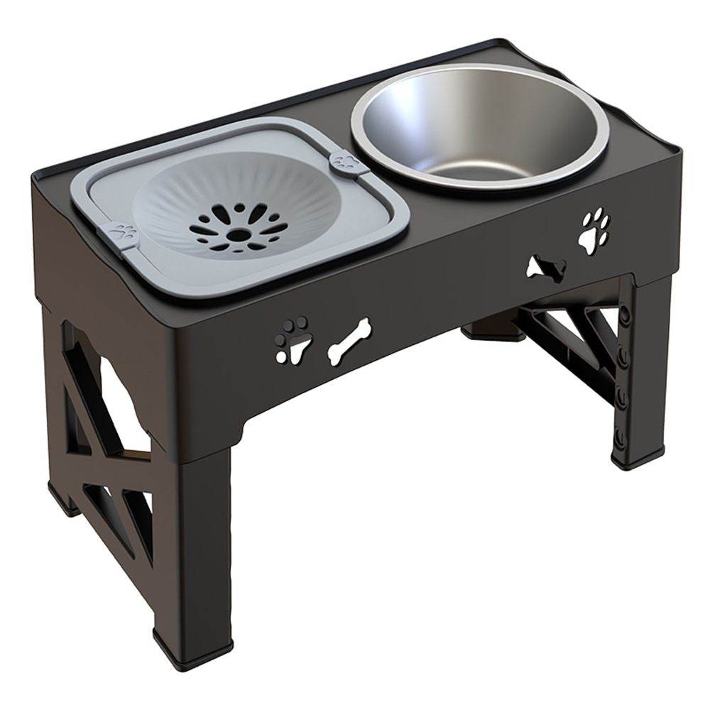 koadclo | Dog Bowl - Raised Adjustable Slow Feeder Stand