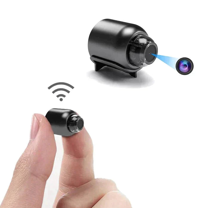 Koadclo | 2-Pack Mini WiFi Security Camera – 1080P HD, 140° Wide-Angle, Night Vision, Motion Detection (32GB SD Included)