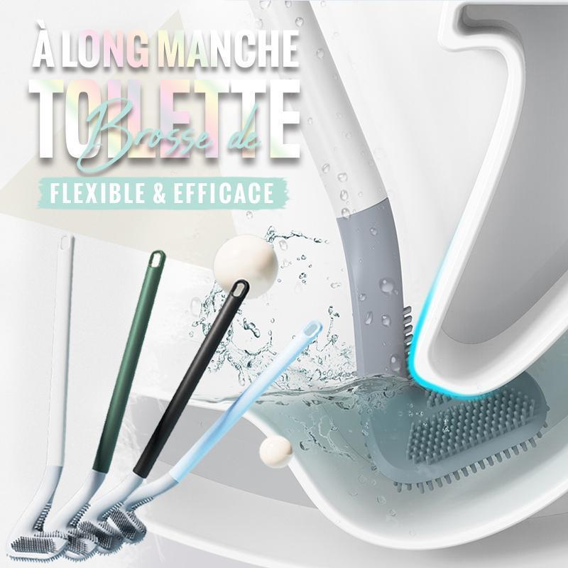 Koadclo | Long Handle Toilet Brush – Stainless Steel for Deep Cleaning