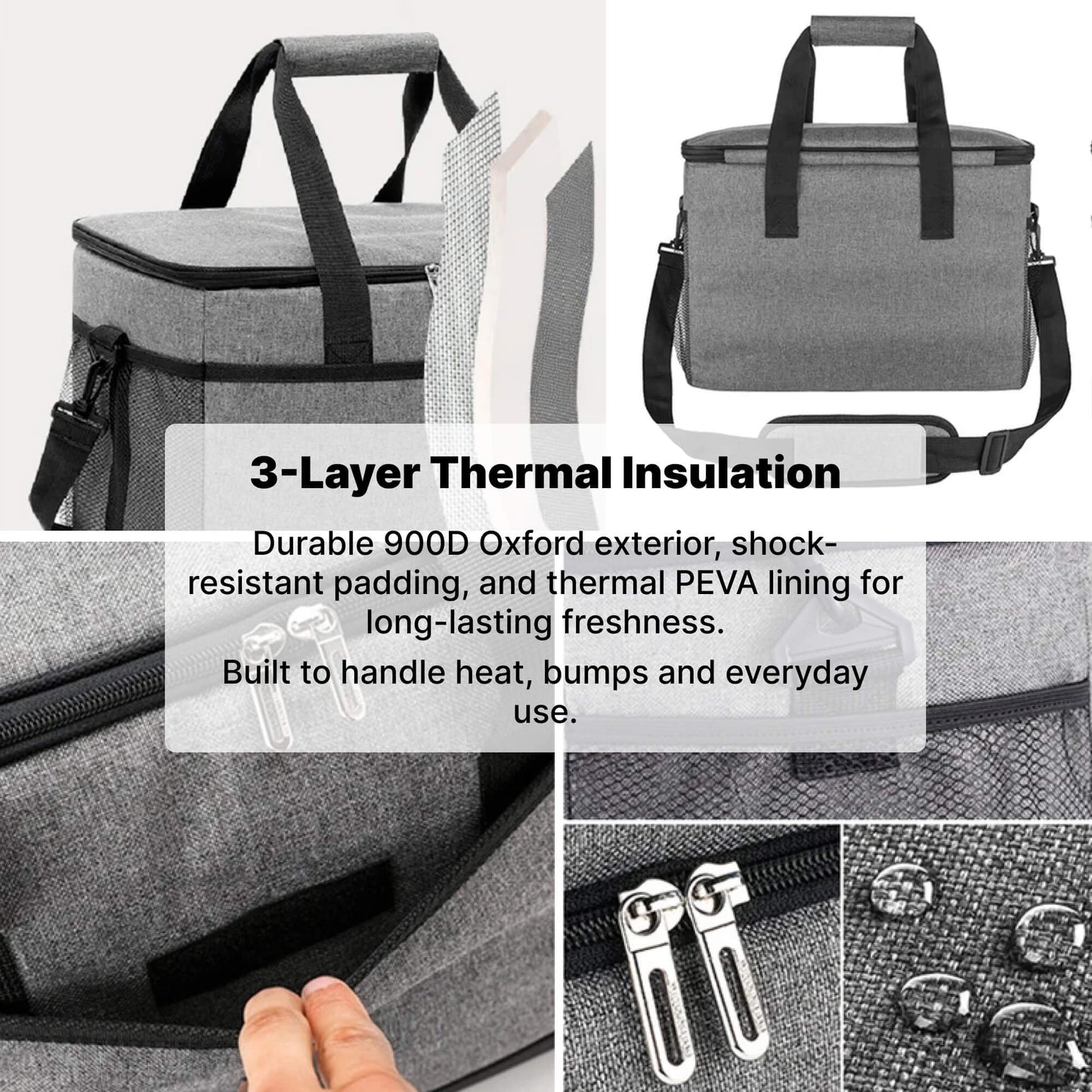 koadclo | 33L Waterproof Cooler Bag – Insulated, Spacious & Ideal for Picnics, Beach Days, Hiking, and Outdoor Activities