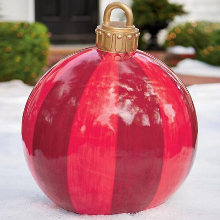 Koadclo | Inflatable Christmas Decoration Ball – Outdoor PVC Lighted Ornament