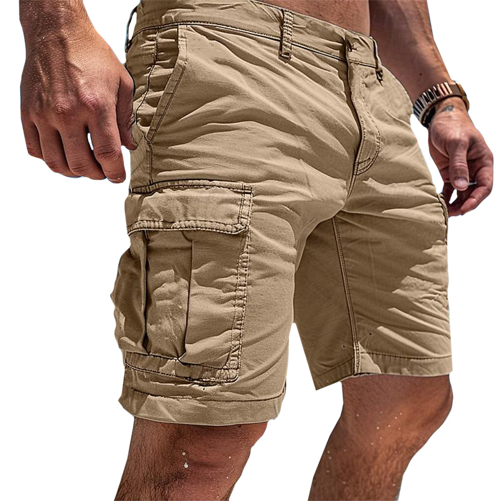 koadclo | Cotton Cargo Shorts with Pockets for Men