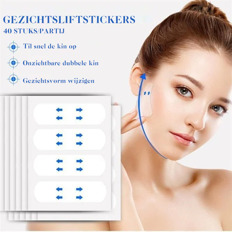 Amtn Club | Invisible Face Lifter Tape – Instant Face Lift & V-Shape Slimming Tape