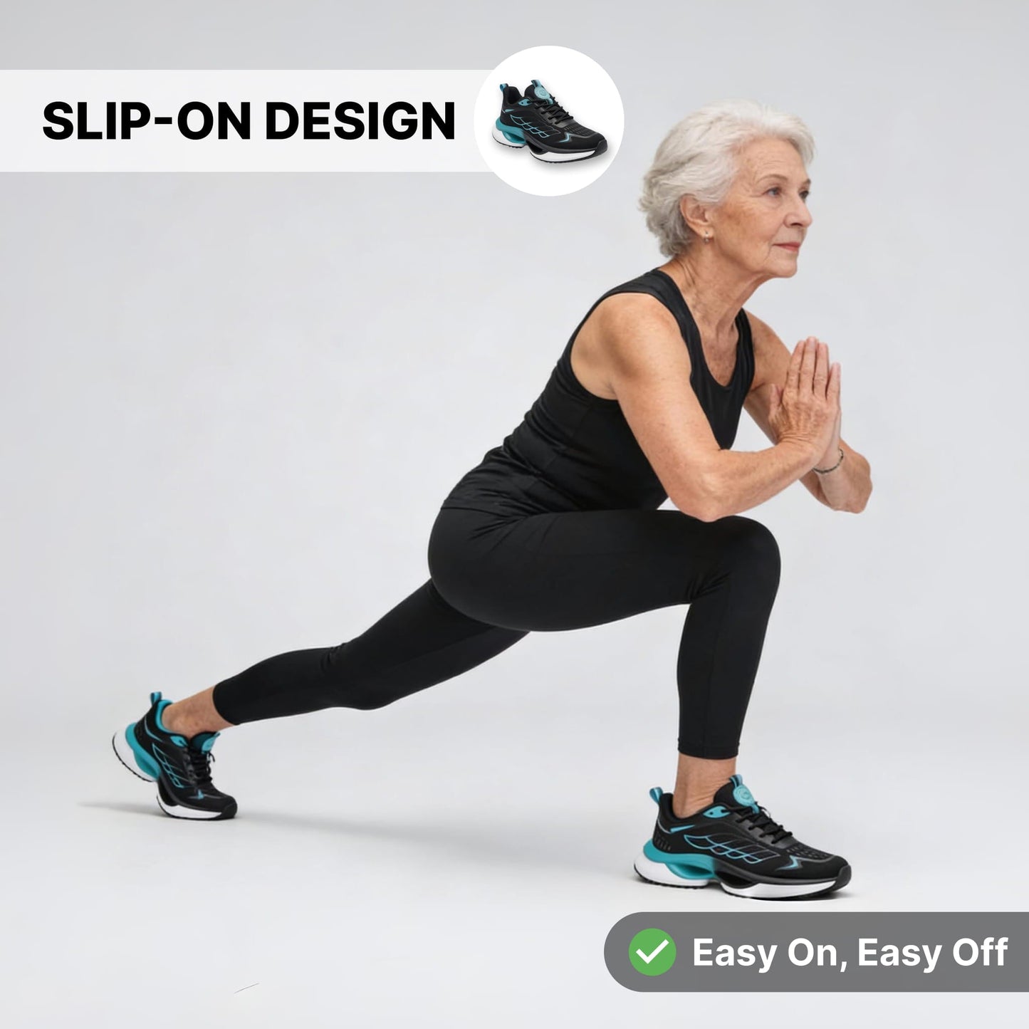 Koadclo- Hands Free and Supportive Walking Shoes for Seniors