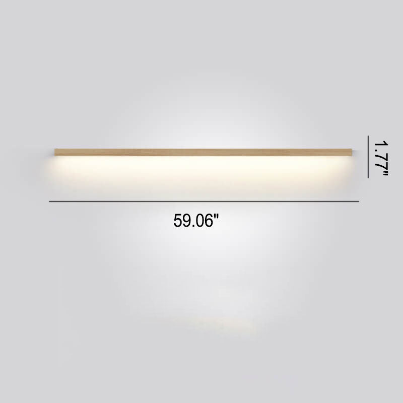 Koadclo | ZenBeam Japanese LED Wall Light - Solid Wood Modern Accent Lighting