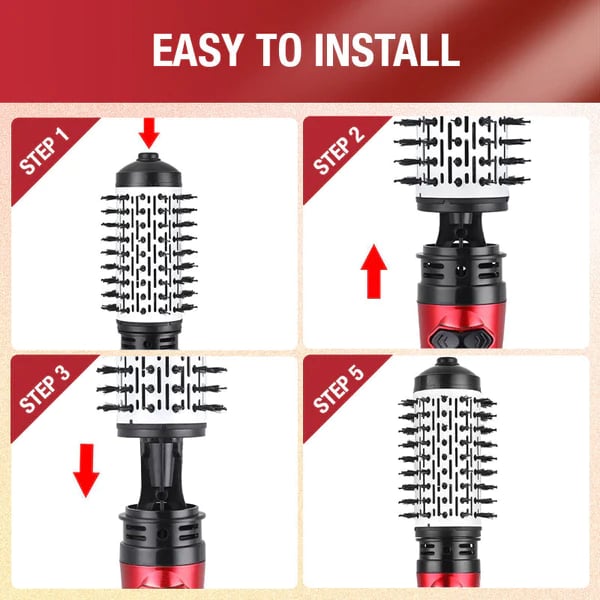 koadclo | Hot Air Brush - Hair Dryer and Volumiser Styler