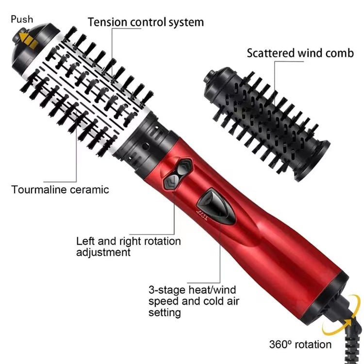 koadclo | Hot Air Brush - Hair Dryer and Volumiser Styler