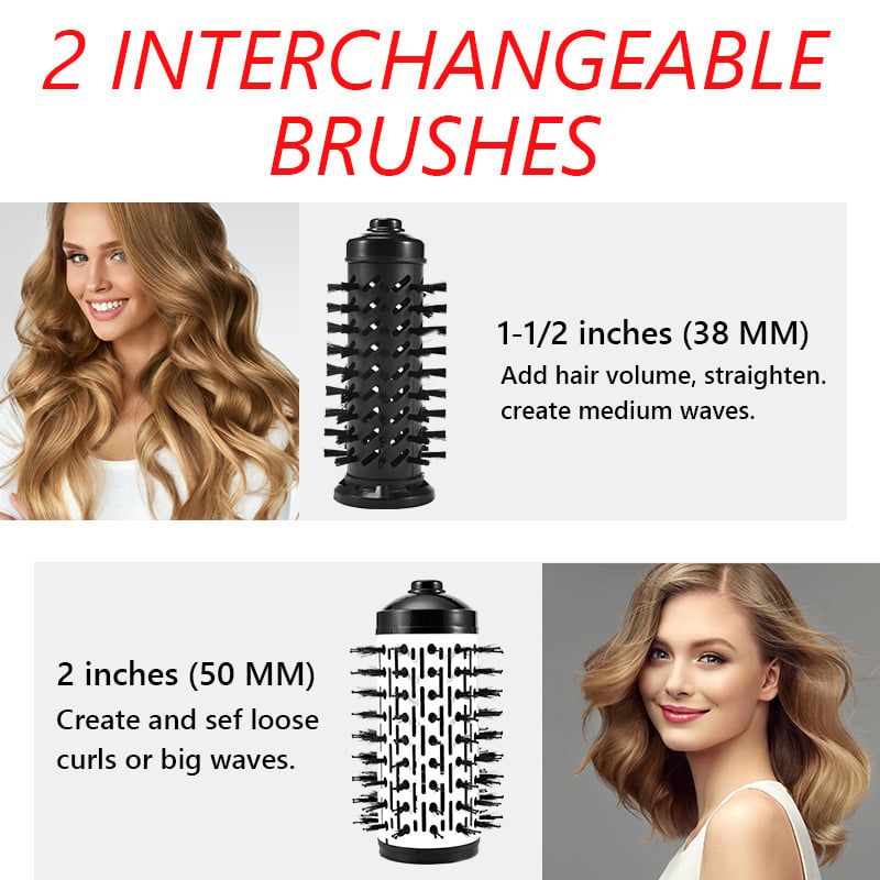 koadclo | Hot Air Brush - Hair Dryer and Volumiser Styler