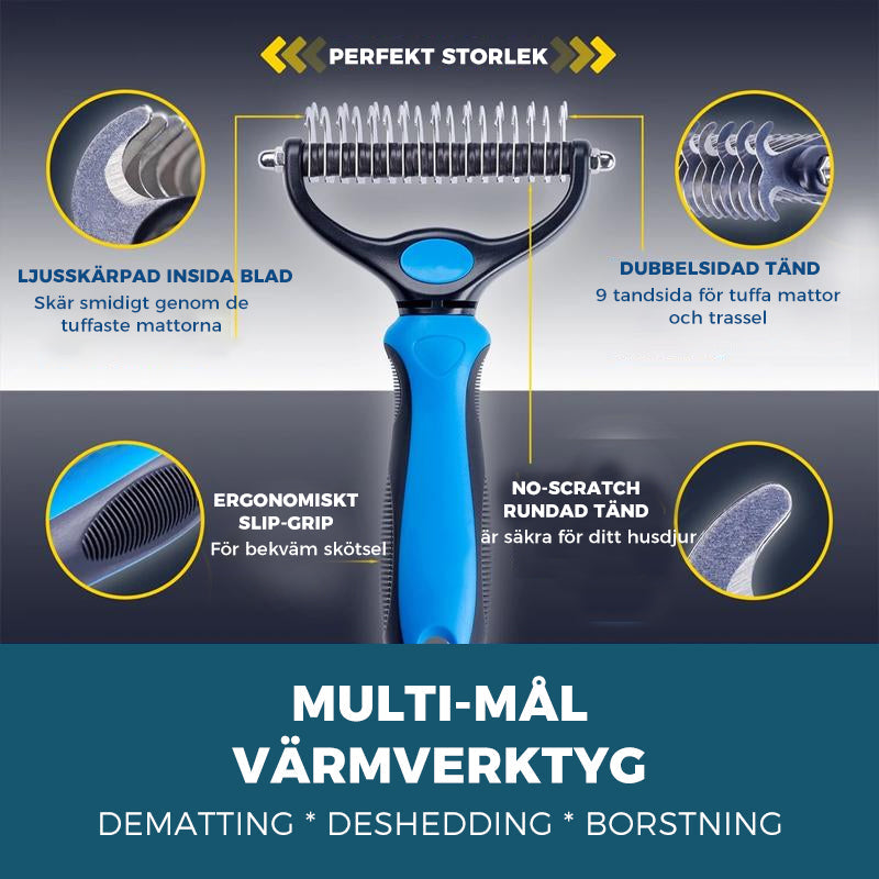 Koadclo | Pet Care Brush – Deshedding Tool for Dogs & Cats