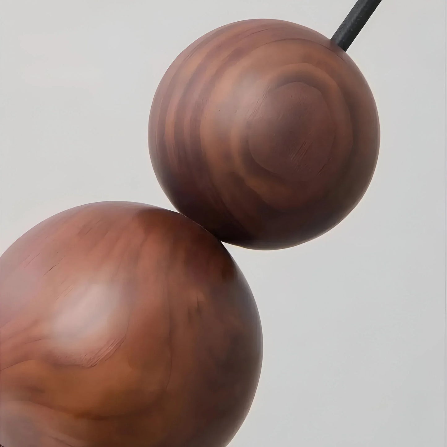Koadclo | GlowHaven - Walnut & Brass Accent Wall Light