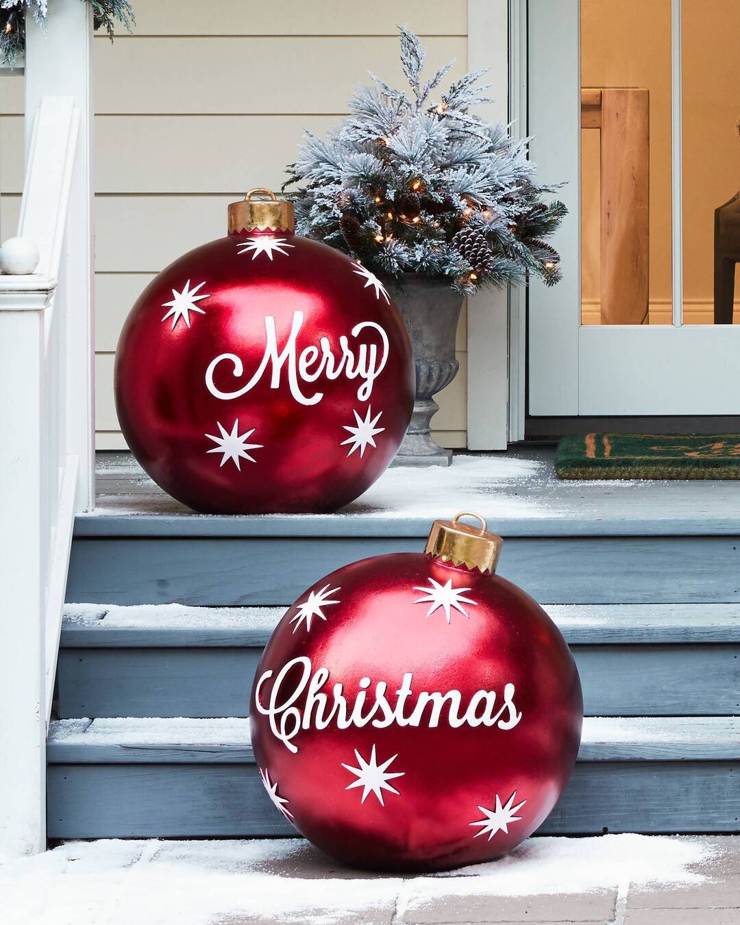 Koadclo | Inflatable Christmas Decoration Ball – Outdoor PVC Lighted Ornament