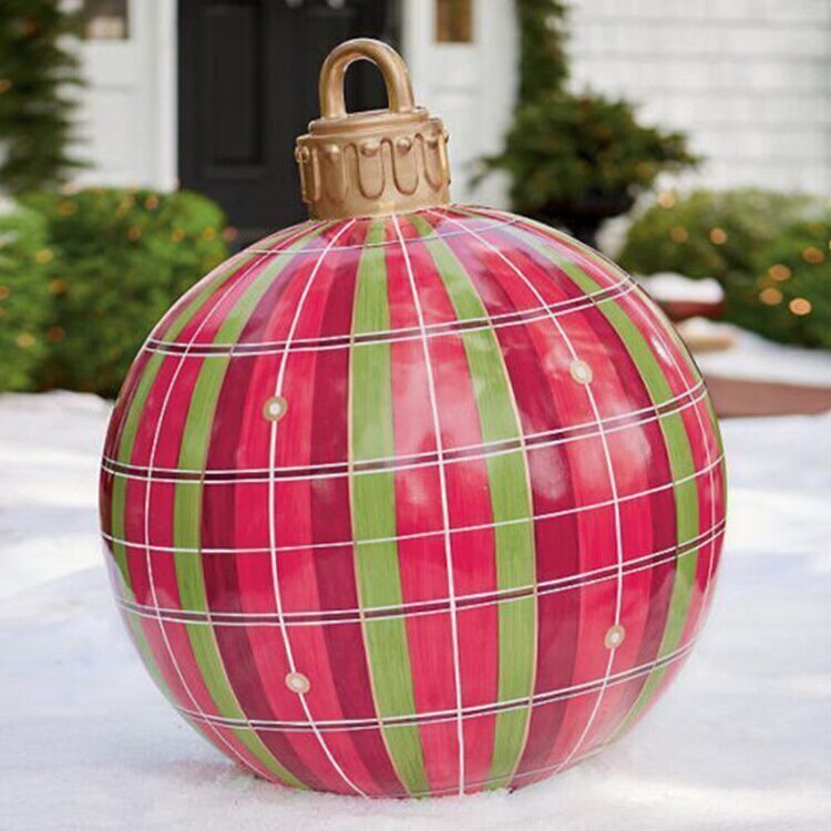 Koadclo | Inflatable Christmas Decoration Ball – Outdoor PVC Lighted Ornament