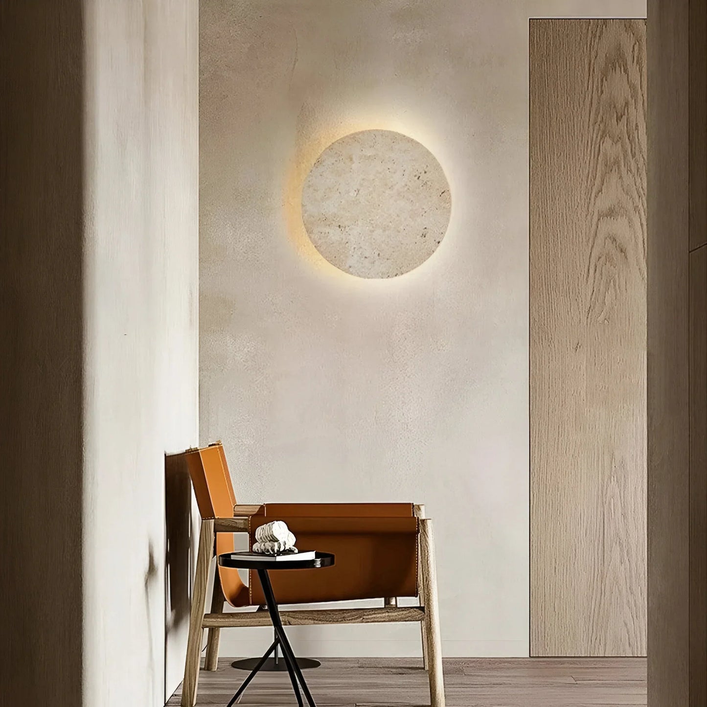 Koadclo | TerraLume - Round Stone Wall Light