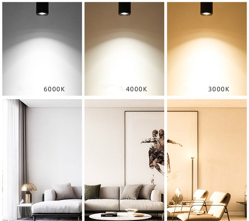 Koadclo | LED Ceiling Spotlight - 7W, 12W, 15W Options