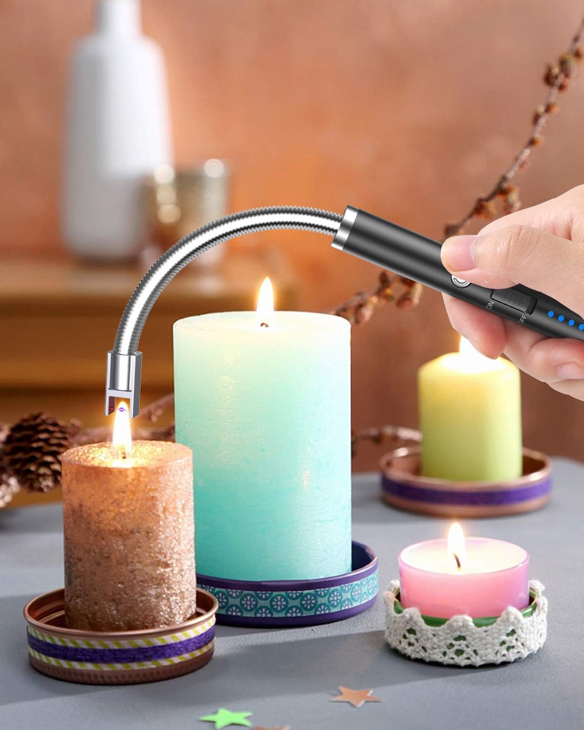 koadclo | Electric USB Lighter with Flexible Neck