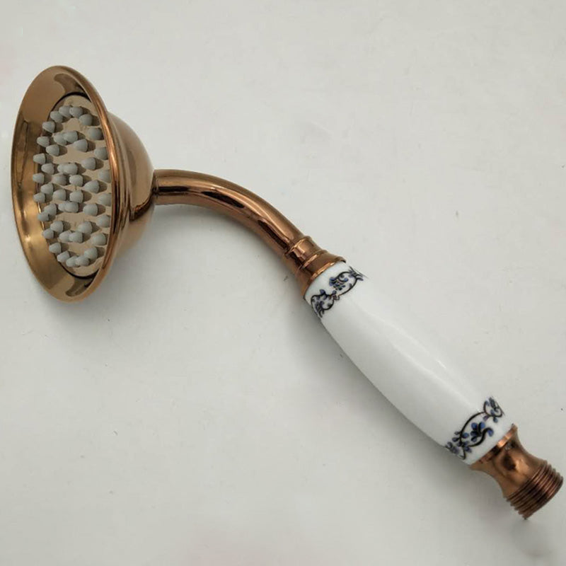 Koadclo | Traditional Handheld Shower Head with Hose - Polished Brass Wall Mounted