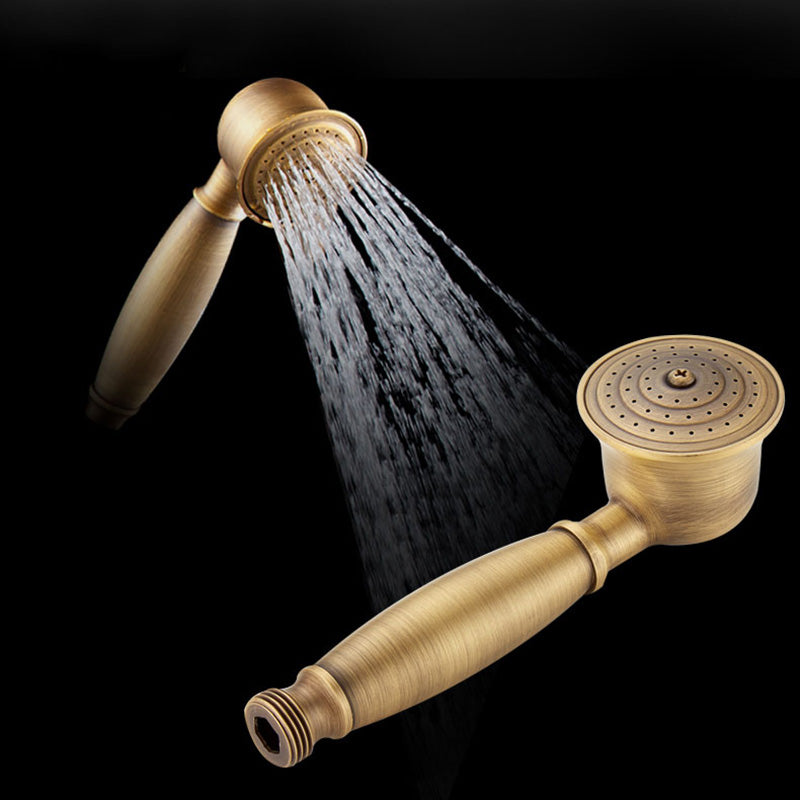 Koadclo | Traditional Handheld Shower Head with Hose - Polished Brass Wall Mounted