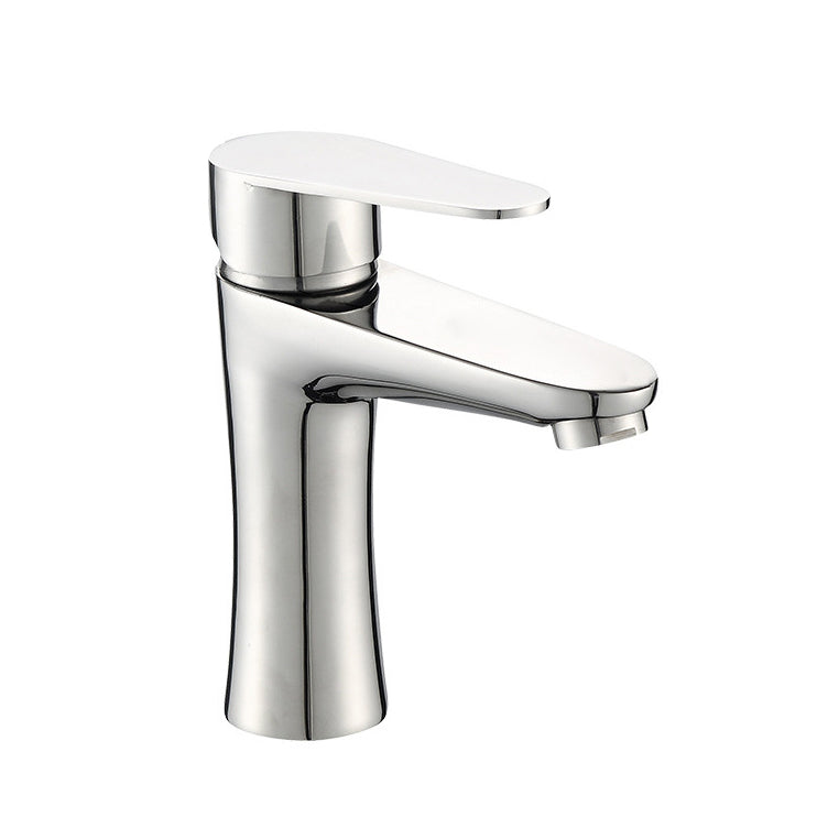 Koadclo | Modern Basin Tap - Monochrome Center Mount Low Arc Bathroom Faucet